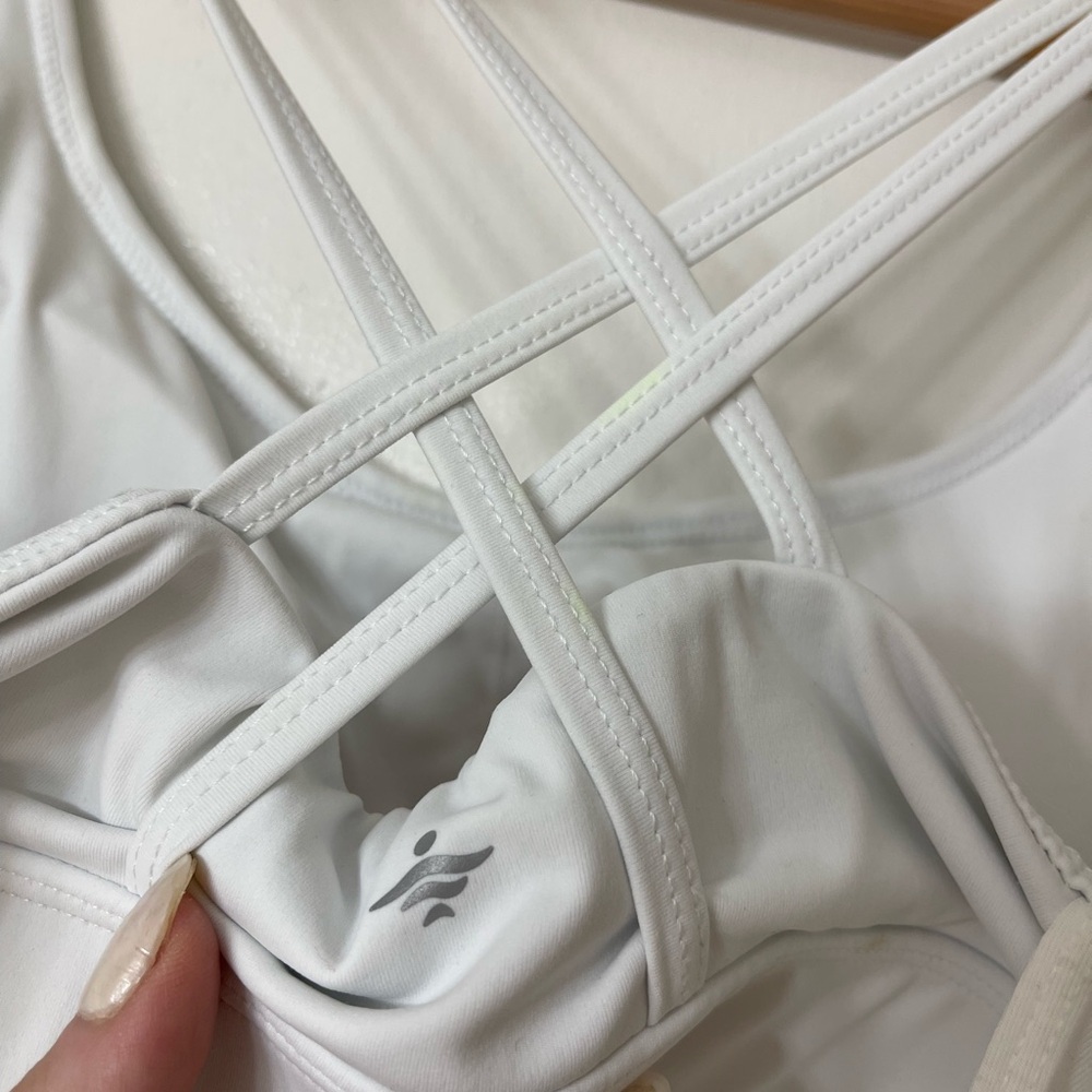 HALARA White Pleated Camisole Top - Picture 4 of 6